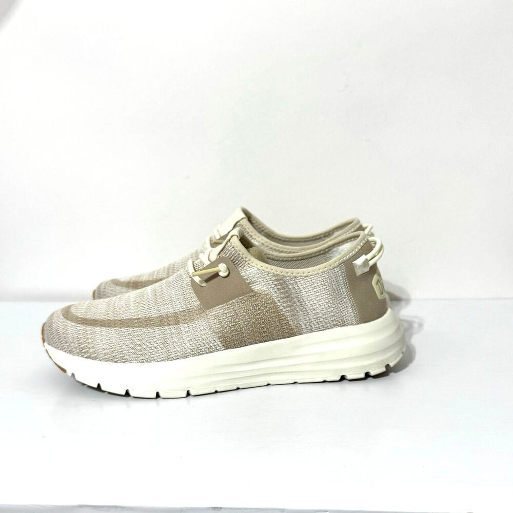 Hey Dude Women's Sirocco Lightweight Slip On Casual Sneaker Size 8 Neutral - Picture 3 of 9